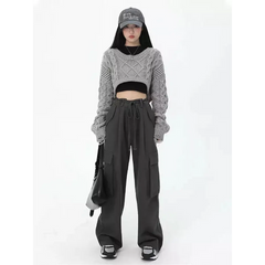 Y2k cropped sweater for women - Y2k Empire