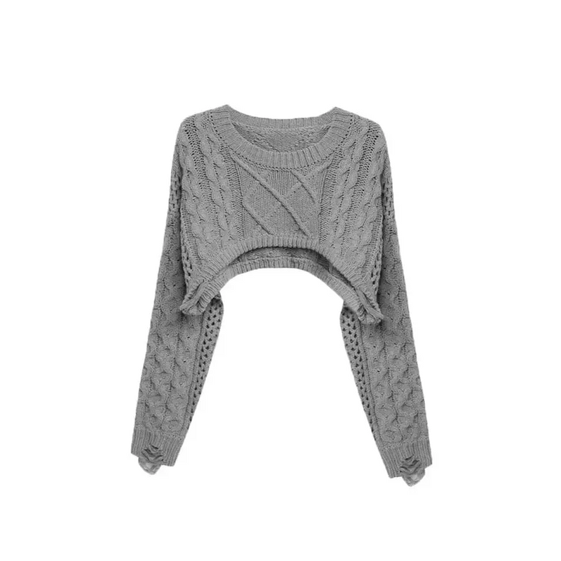 Y2k cropped sweater for women - Y2k Empire