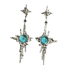 Y2k cross earrings - Y2k Empire