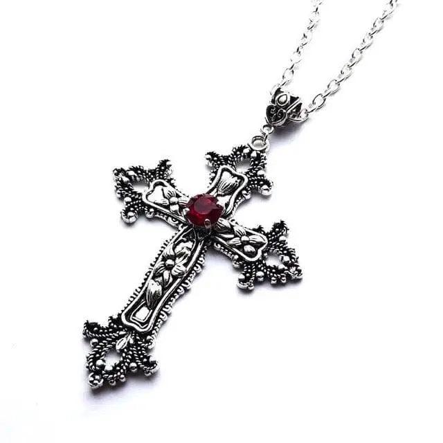 Y2k cross necklace for vintage fans - Y2k Empire