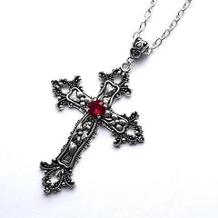 Y2k cross necklace for vintage fans - Y2k Empire