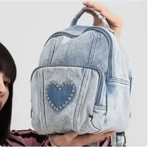 Y2k denim backpack - Y2k Empire