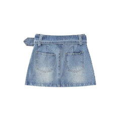 Y2k denim belted skirt - Y2k Empire