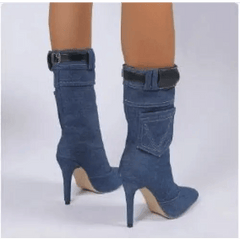 Y2k denim boots - Y2k Empire