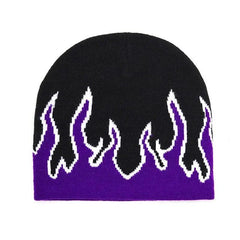 Y2k flame beanie - embrace 2000s fashion - Y2k Empire