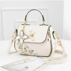 Y2k floral leather handbag - Y2k Empire