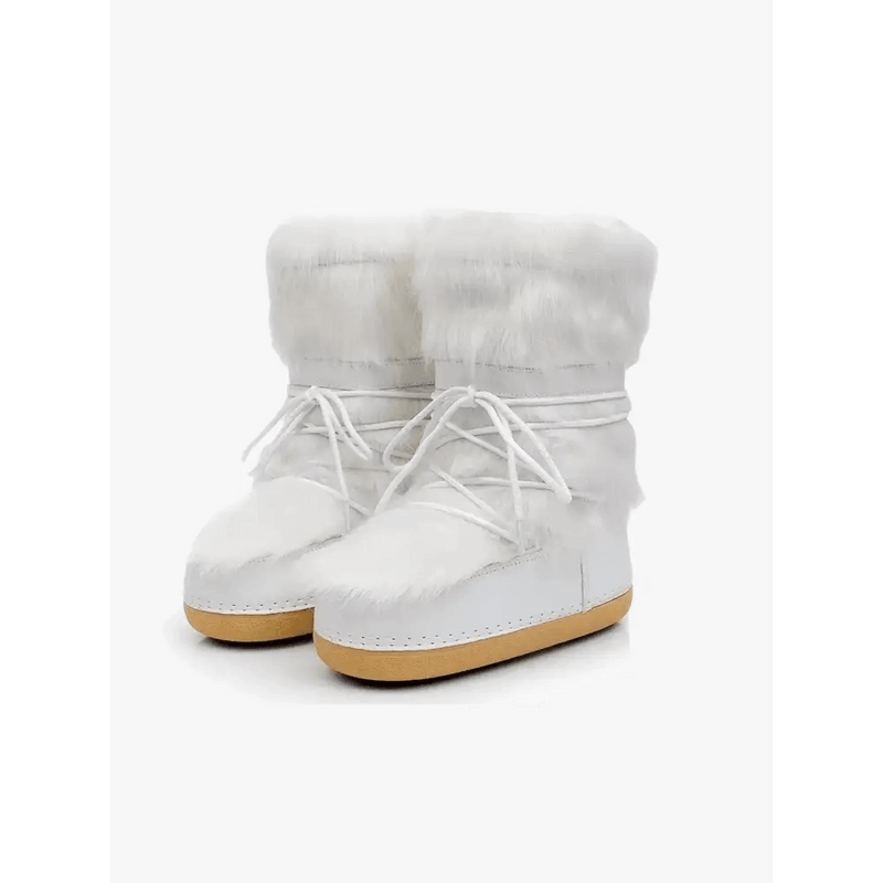 Y2k fluffy boots: nostalgic elegance - Y2k Empire