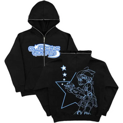 Y2k full zip hoodie sweatshirt - Y2k Empire