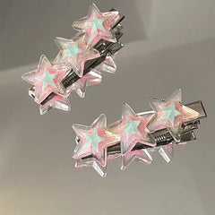 Y2k glitter star hair clip - Y2k Empire