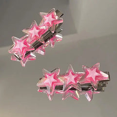 Y2k glitter star hair clip - Y2k Empire