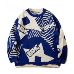 Y2k graffiti retro sweater - Y2k Empire