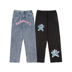 Y2k graphic jeans for men - Y2k Empire