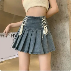 Y2k high waisted denim skirt - Y2k Empire