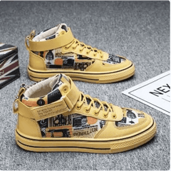 Y2k-inspired high-top street sneakers - Y2k Empire