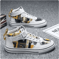 Y2k-inspired high-top street sneakers - Y2k Empire