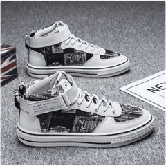 Y2k-inspired high-top street sneakers - Y2k Empire