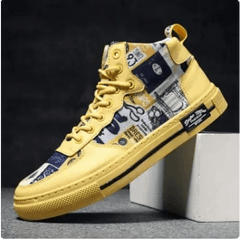 Y2k-inspired high-top street sneakers - Y2k Empire