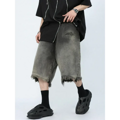 Y2k-inspired men’s black jorts - Y2k Empire