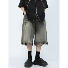 Y2k-inspired men’s black jorts - Y2k Empire