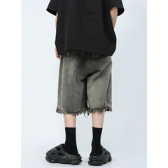 Y2k-inspired men’s black jorts - Y2k Empire