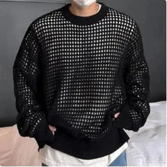 Y2k knitted men’s sweater - Y2k Empire