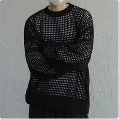 Y2k knitted men’s sweater - Y2k Empire