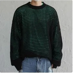 Y2k knitted men’s sweater - Y2k Empire