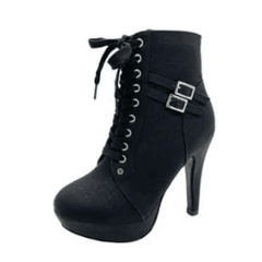 Y2k lace up ankle boots - Y2k Empire