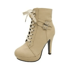 Y2k lace up ankle boots - Y2k Empire