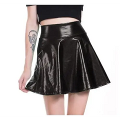 Y2k leather high waist skirt - Y2k Empire