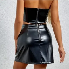 Y2k leather mini skirt - Y2k Empire