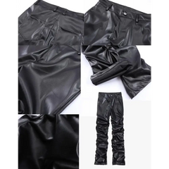 Y2k leather pants for men - Y2k Empire