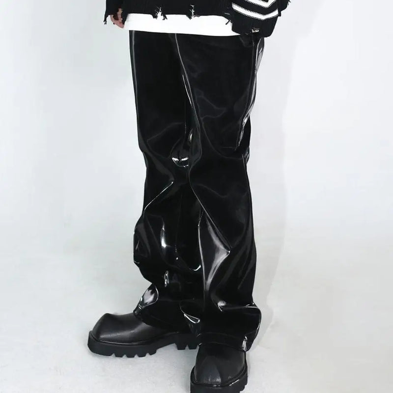 Y2k leather pants - vintage style statement - Y2k Empire