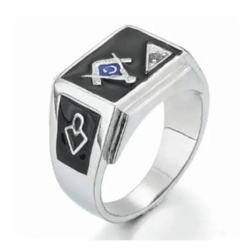 Y2k masonic ring for men: vintage streetwear - Y2k Empire