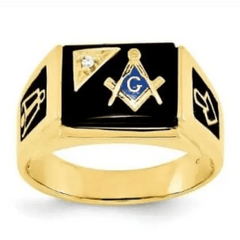 Y2k masonic ring for men: vintage streetwear - Y2k Empire