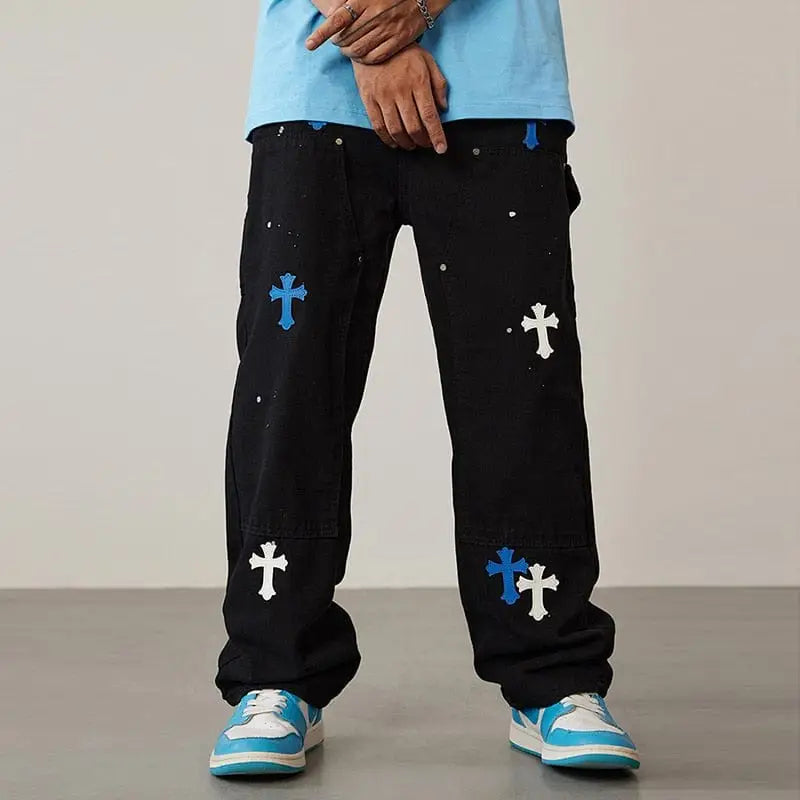 Y2k men’s cross jeans - Y2k Empire