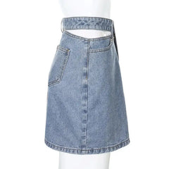 Y2k mini denim skirt - Y2k Empire