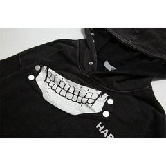 Y2k money heist skeleton hoodie - Y2k Empire