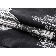 Y2k newspaper print hoodie - Y2k Empire