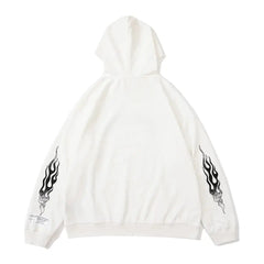 Y2k oversized print hoodie - Y2k Empire