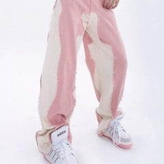 Y2k pink baggy pants - Y2k Empire