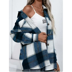 Y2k plaid long sleeve shirt - Y2k Empire