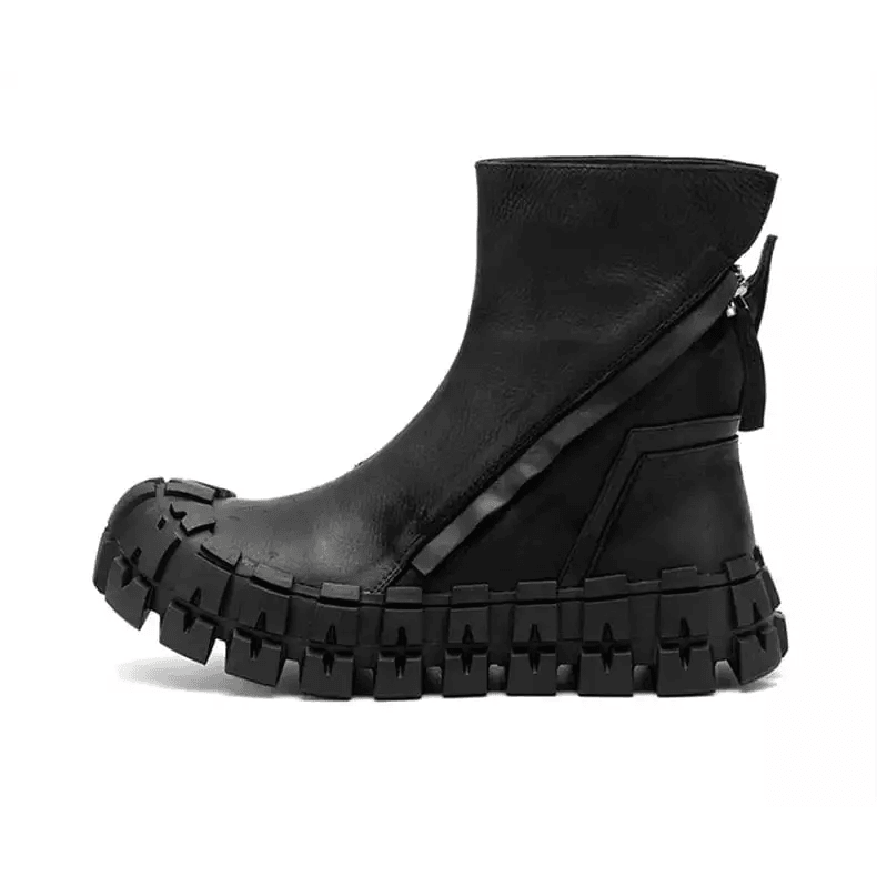 Y2k platform boots in black - Y2k Empire