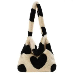 Y2k plush shoulder bag - Y2k Empire