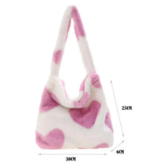 Y2k plush shoulder bag - Y2k Empire