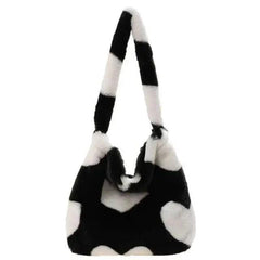 Y2k plush shoulder bag - Y2k Empire