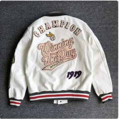 Y2k print varsity jacket - Y2k Empire