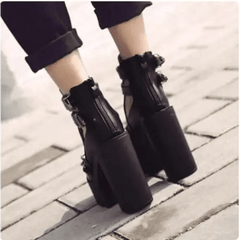 Y2k punk ankle boots - Y2k Empire