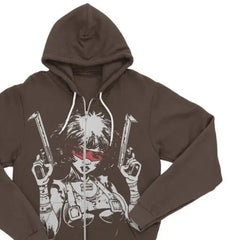 Y2k punk graphic hoodie - Y2k Empire