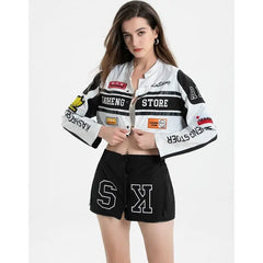 Y2k racer jacket - Y2k Empire